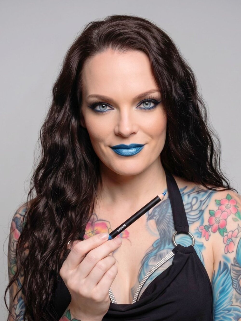 Morphe ✦ Harper Color Pencil ✦ Electric Blue Creamy Long‑Wear Lip Eye Liner 1.5g